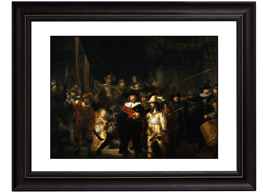 Night watch painting image